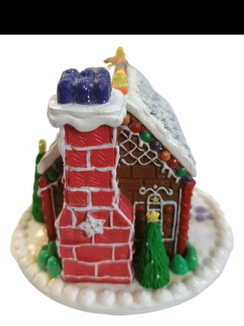 American Girl Gingerbread House Holiday Decor - Red, White, Green, Purple
